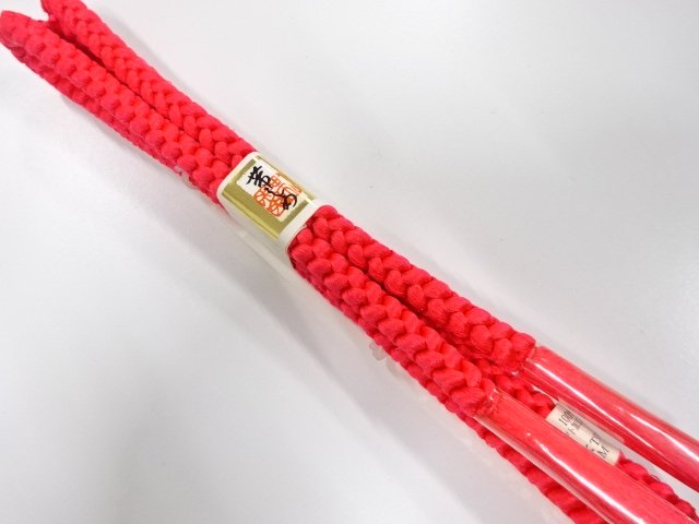 JAPANESE KIMONO / UNUSED HAND-TIED OBIJIME